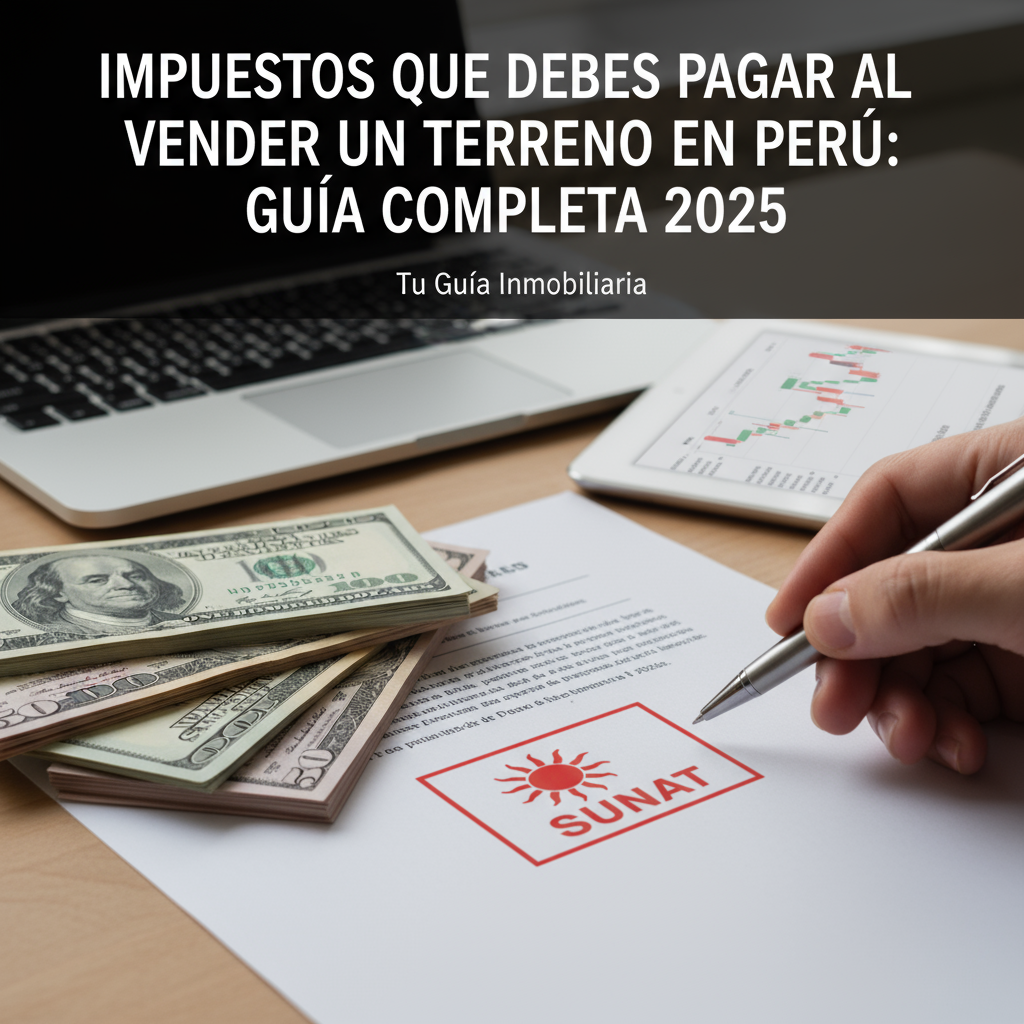 pago de impuestos en venta de terrenos vienda